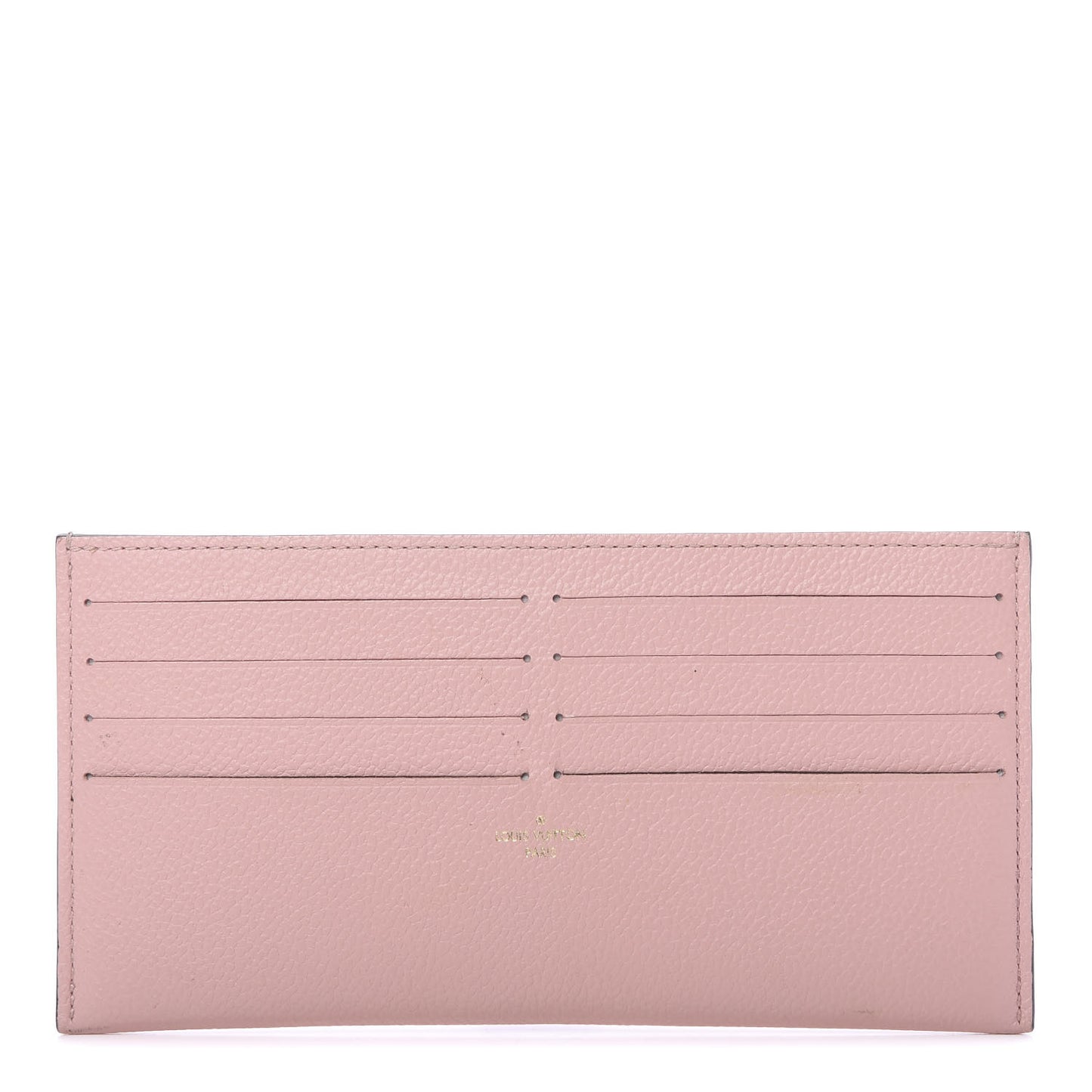 Calfskin Felicie Card Holder Insert Rose Ballerine