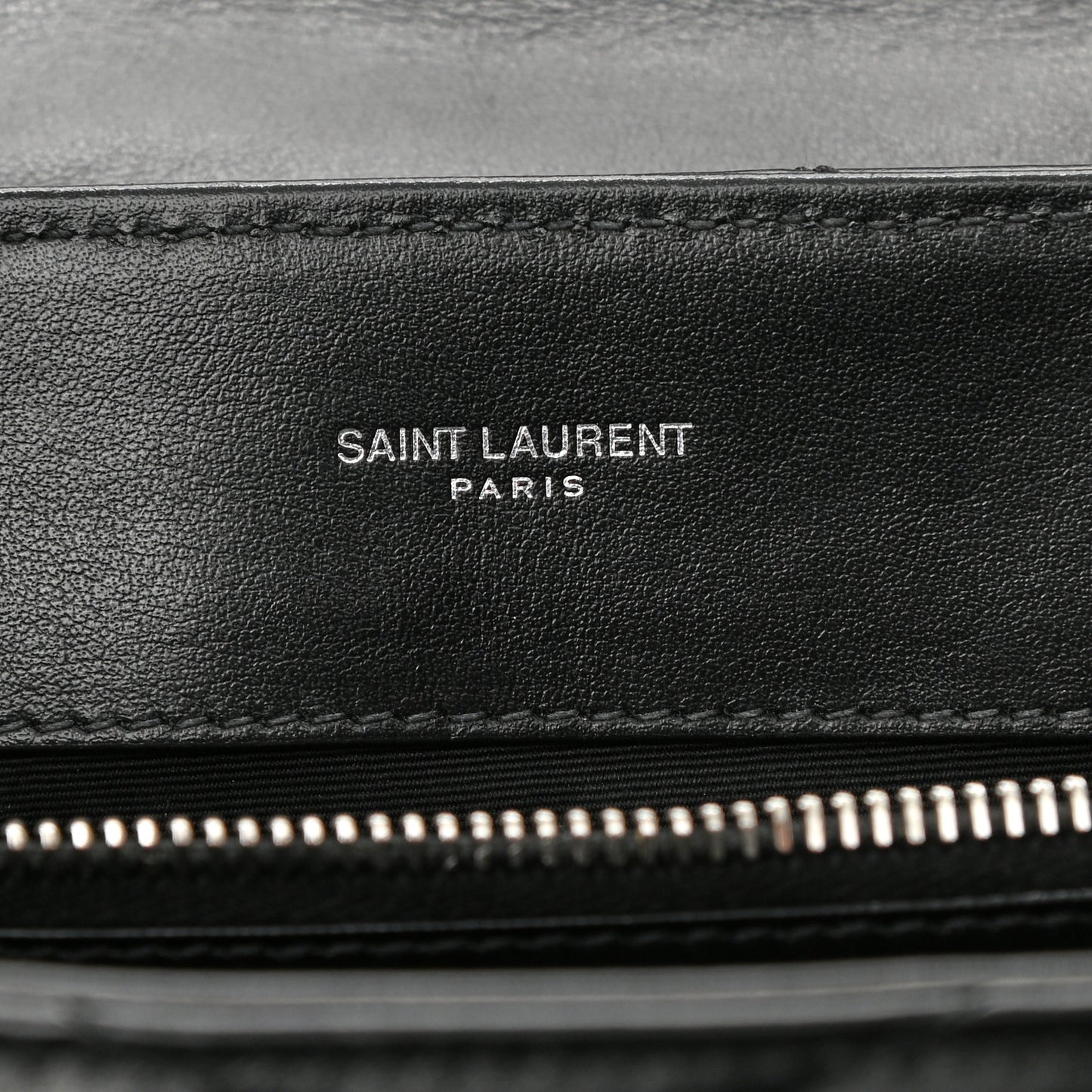 Calfskin Y Quilted Monogram Medium Loulou Chain Satchel Black