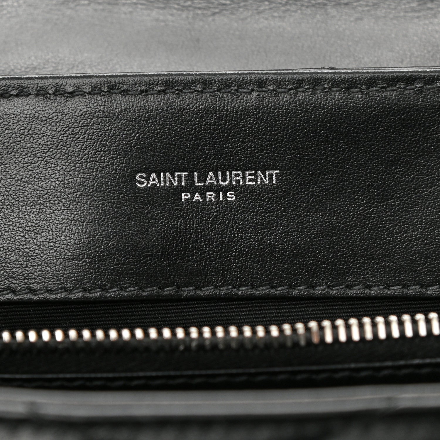 Saint Laurent Calfskin Y Quilted Monogram Medium Loulou Chain Satchel Black 6 of 9