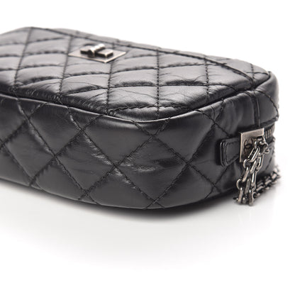 Chanel Aged Calfskin Quilted Mini Reissue Camera Case Black 6 of 11