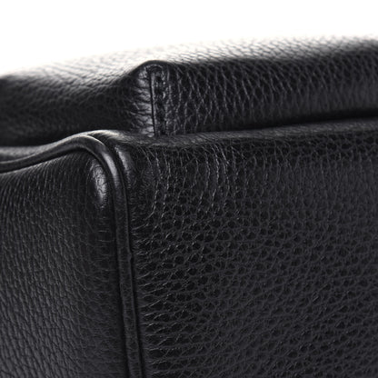 Gucci Pebbled Calfskin Soho Chain Backpack Black 10 of 12