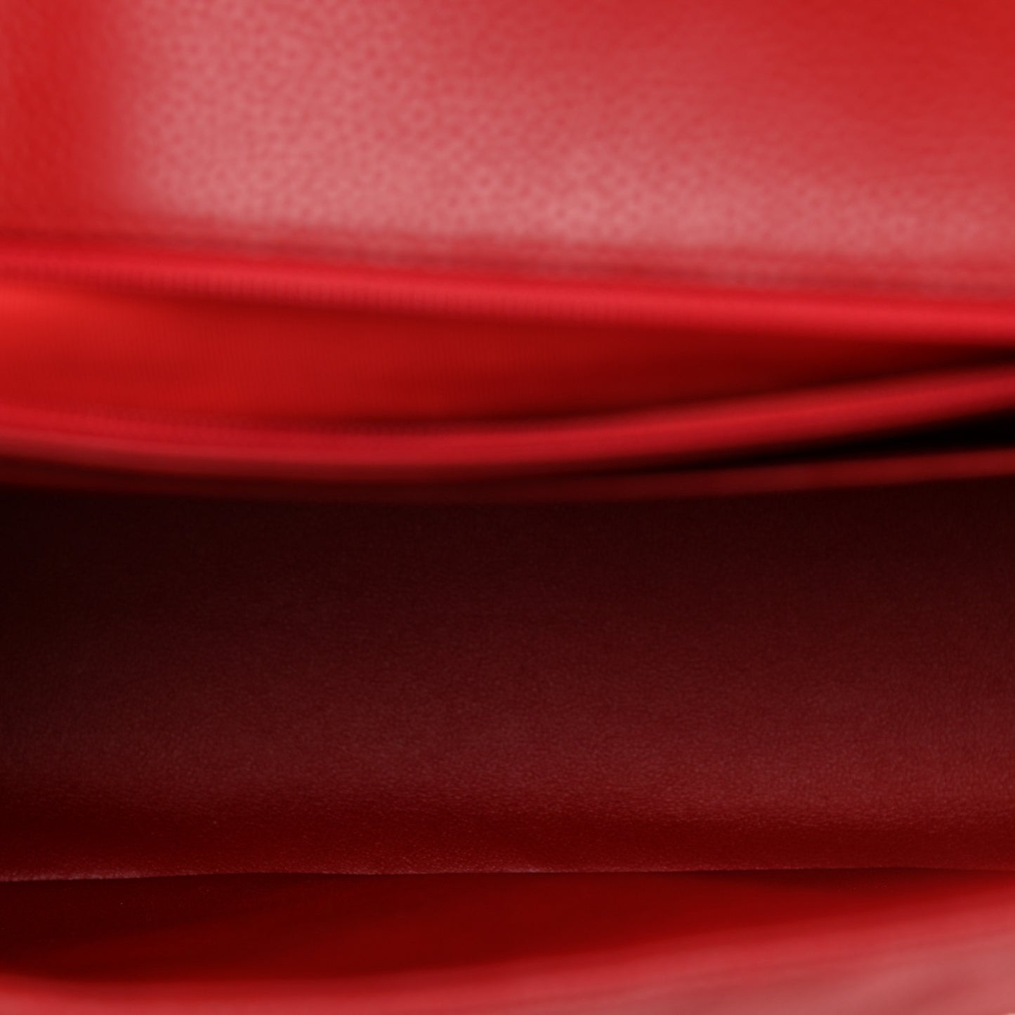Caviar Quilted Jumbo Single Flap Red