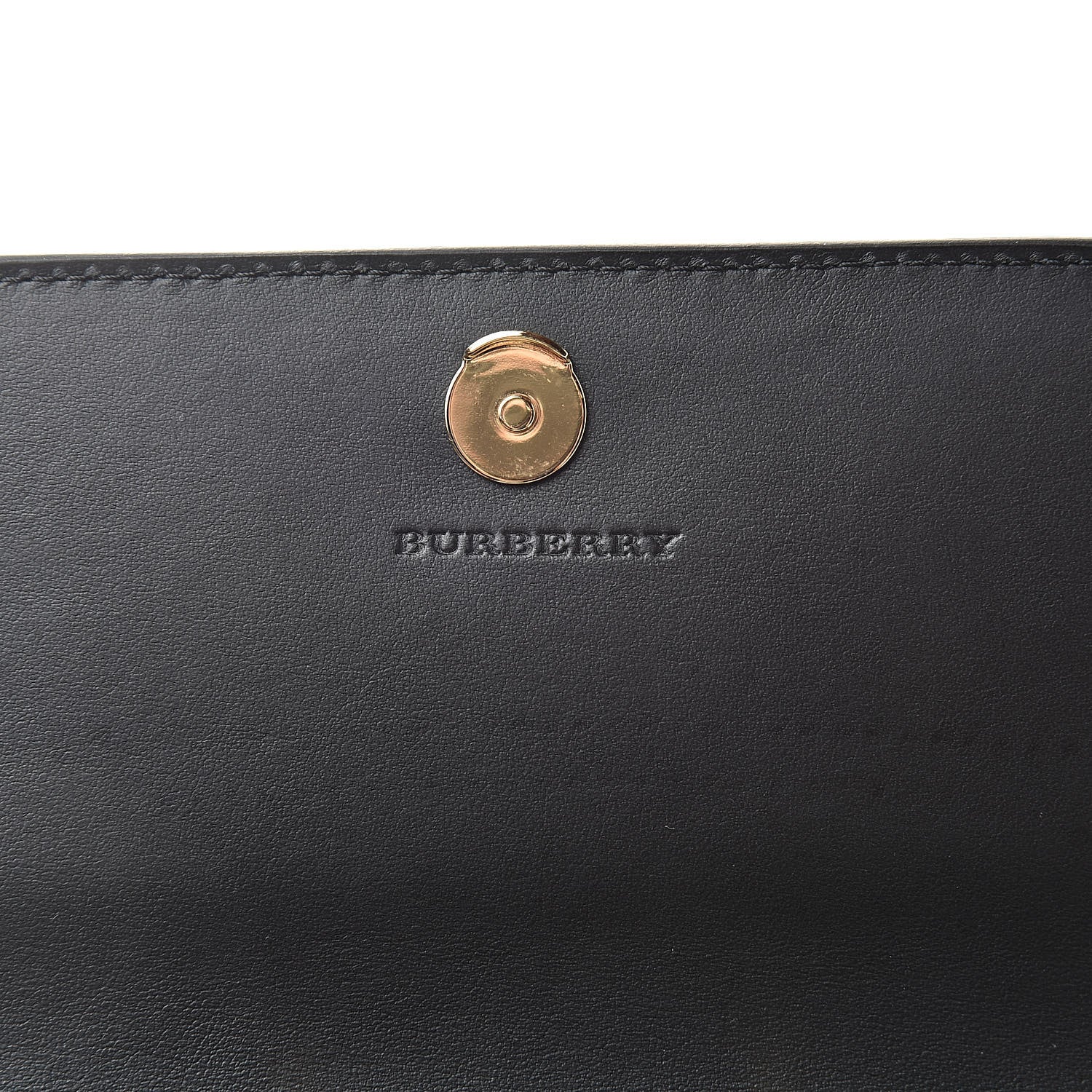 Burberry Grainy Calfskin Henley Wallet On Chain Black 6 of 11