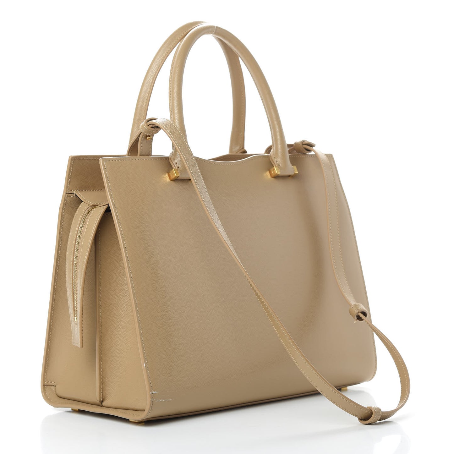 Grain De Poudre Medium Uptown Tote Dark Beige