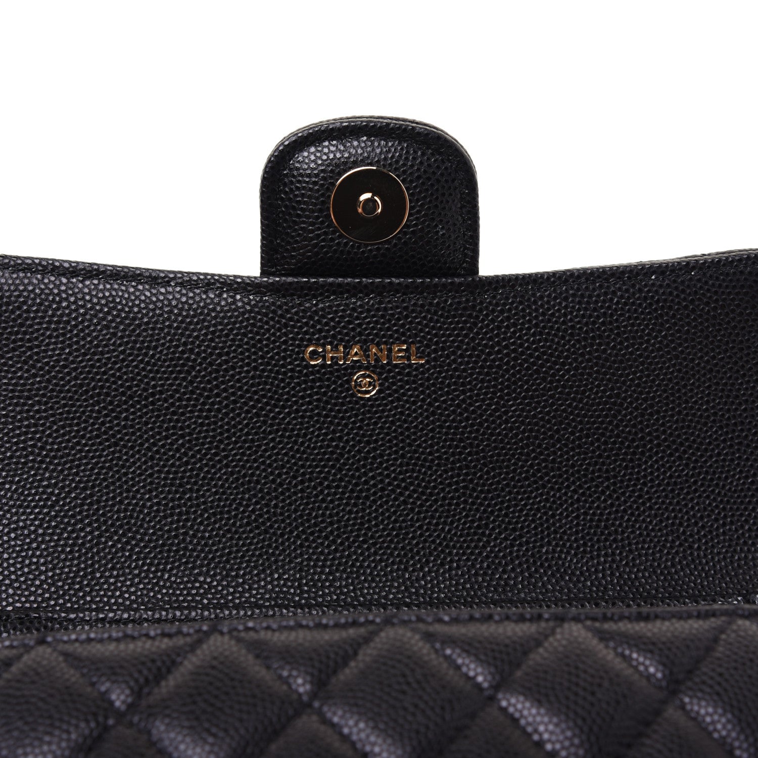 Chanel Caviar Quilted Glasses Case With Chain Black 9 of 14