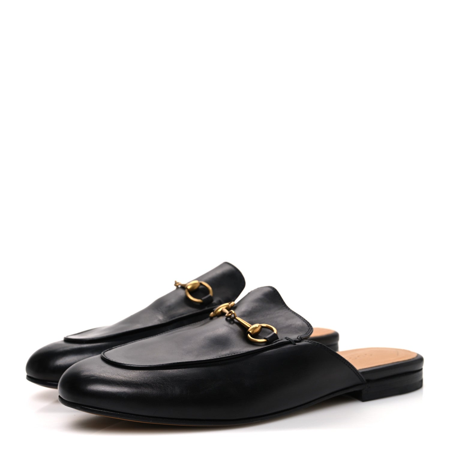 Gucci Calfskin Womens Princetown Slippers 38 Black 4 of 10