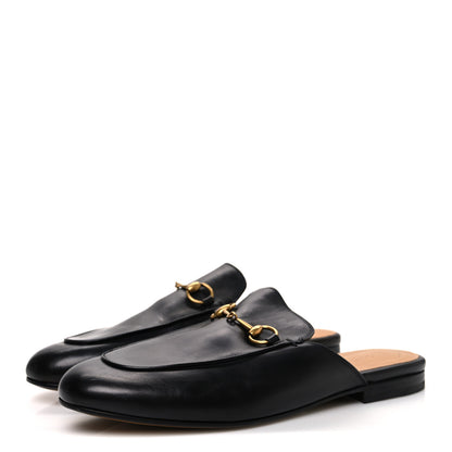 Gucci Calfskin Womens Princetown Slippers 38 Black 4 of 10