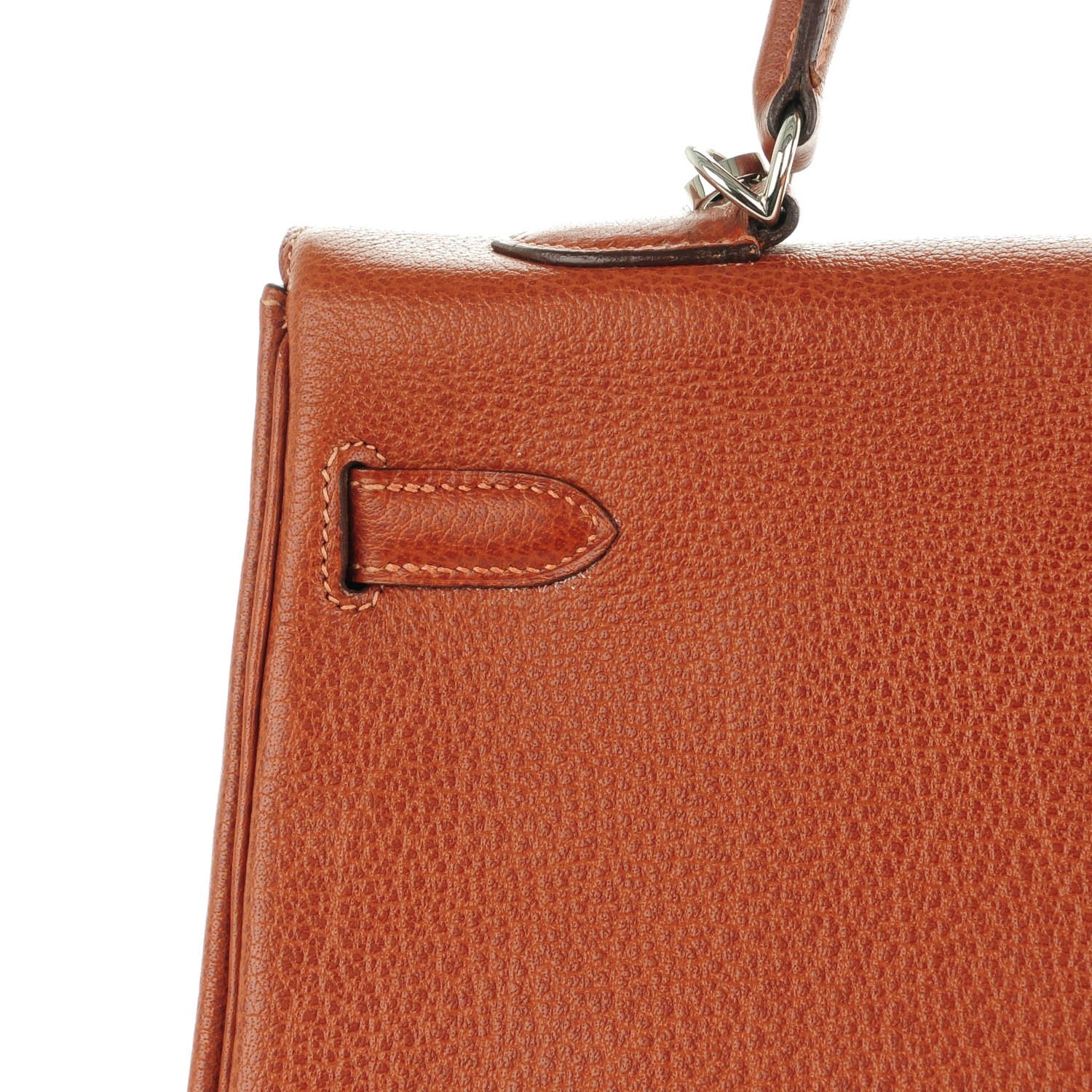 Hermes Buffle Skipper Kelly Retourne 35 Marron Glace 17 of 19