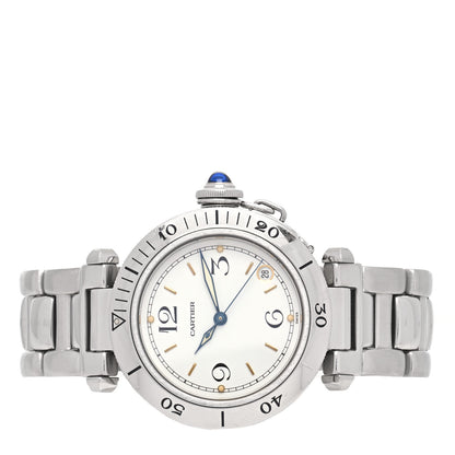 Cartier Stainless Steel 35mm Pasha C Diver Automatic Watch 2 of 4