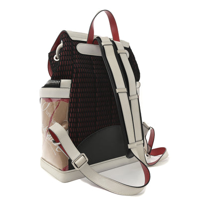 Christian Louboutin Kraft PVC Calfskin Explorafunk Backpack Kraft White 3 of 15