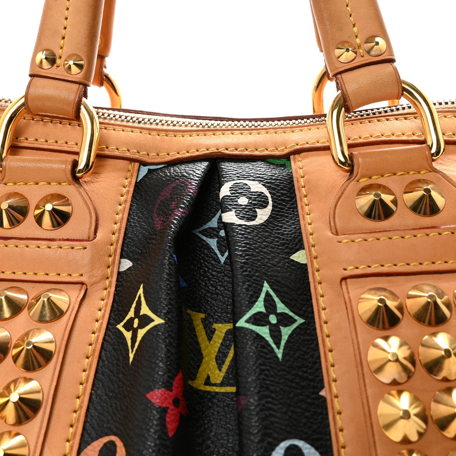 Louis Vuitton Monogram Multicolor Courtney MM Black 1878722