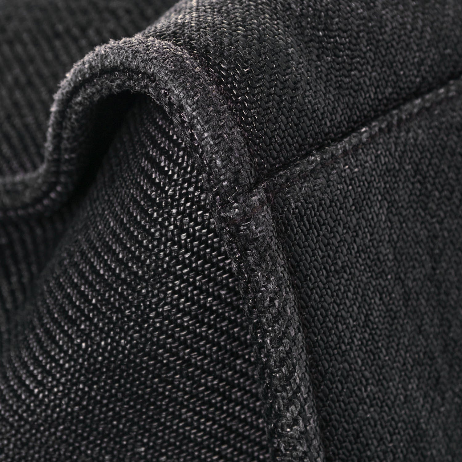 Chanel Canvas Large Deauville Tote Black White 11 of 15