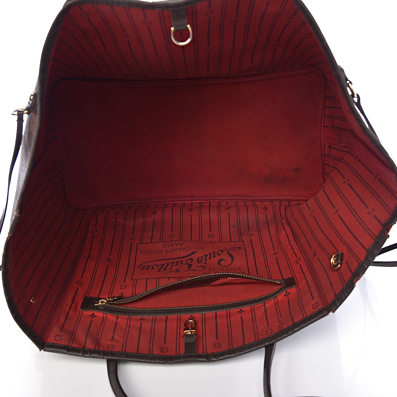 Louis Vuitton Damier Ebene Neverfull GM 5 of 19