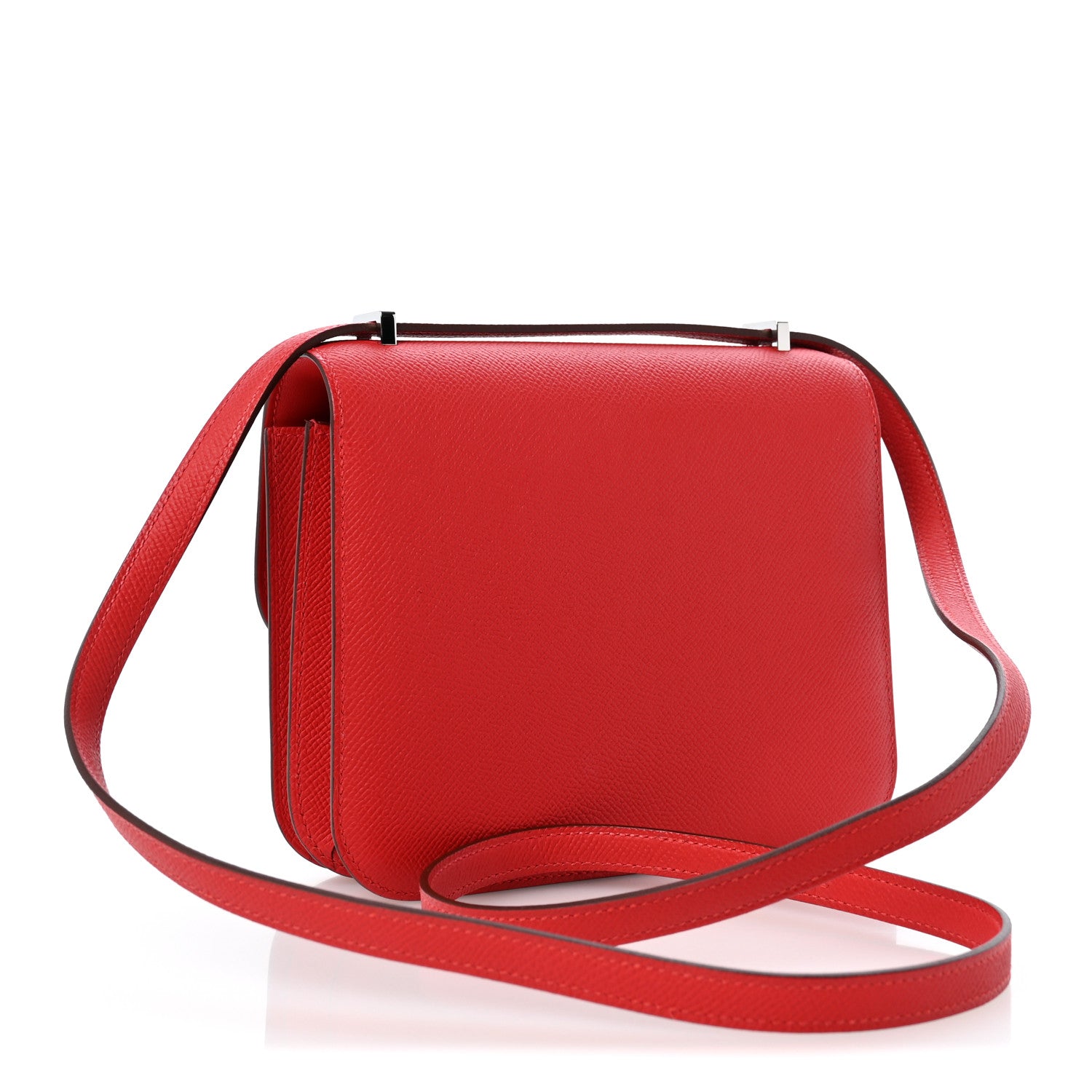 Hermes Epsom Enamel Constance 18 Rouge de Coeur Rubis 4 of 12