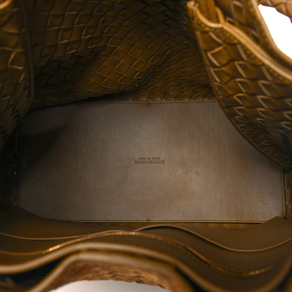 Bottega Veneta Suede Intrecciato Large Andiamo Shoulder Bag Acorn 5 of 11