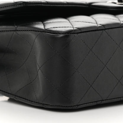 Chanel Lambskin Quilted Medium Double Flap So Black 9 of 18