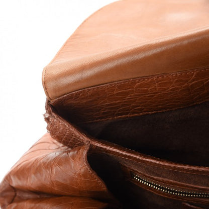 Nancy Gonzalez Crocodile Top Handle Tote Brown 24 of 26