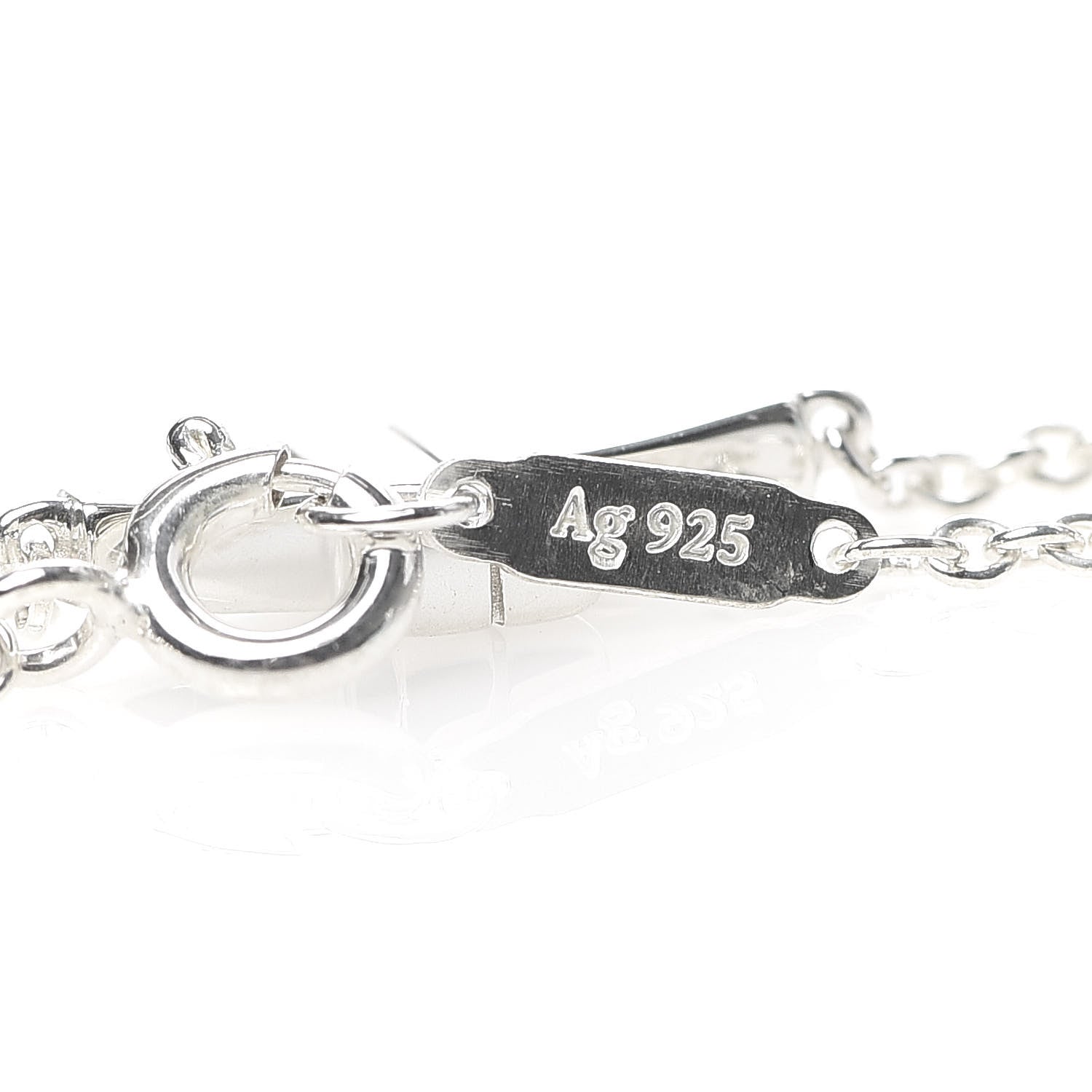 Tiffany Sterling Silver T Two Single Chain Bracelet 5 of 6