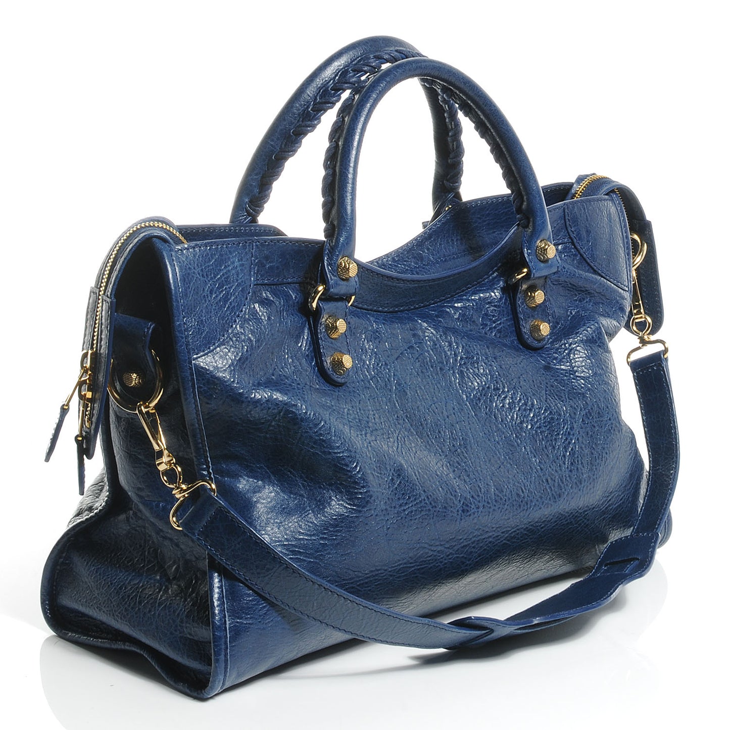 Agneau Giant 12 Gold Hardware City Bleu Mineral