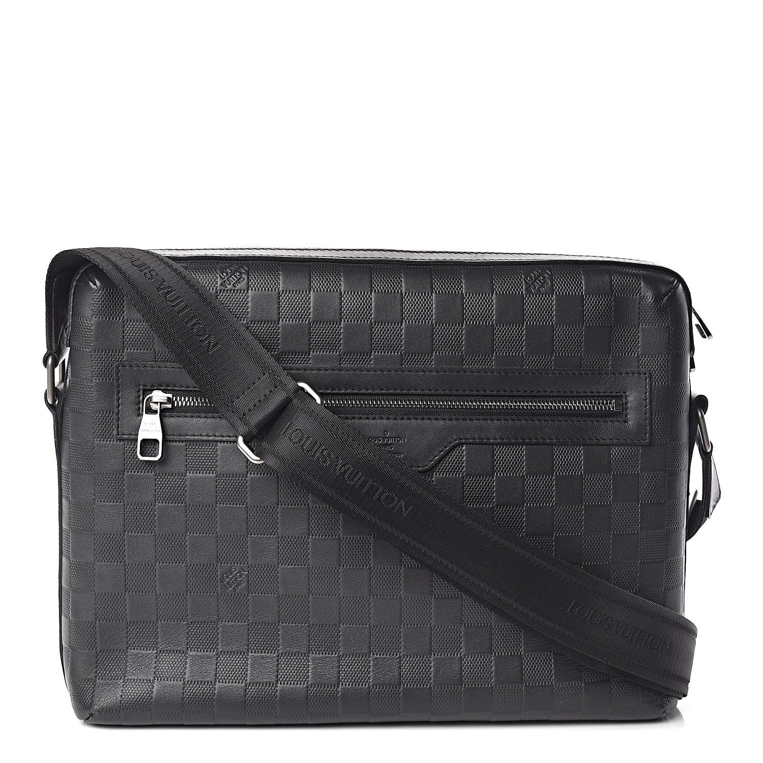 Louis Vuitton Damier Infini Calypso MM Black 1 of 10