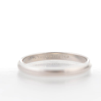 Tiffany Platinum Lucida Band Ring 5.25 4 of 5