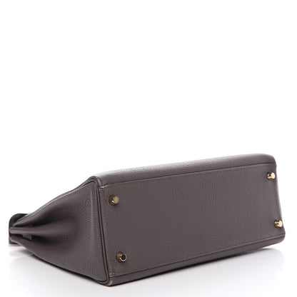 Hermes Togo Kelly Retourne 32 Etain 3 of 9
