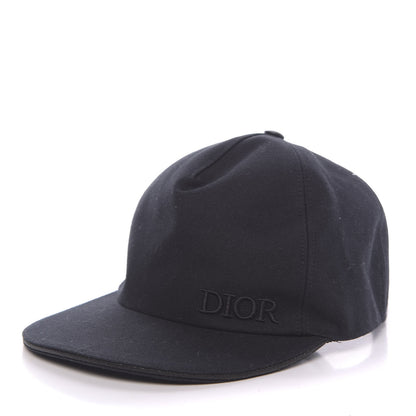 Christian Dior Cotton Embroided Baseball Cap L Black 1 of 7