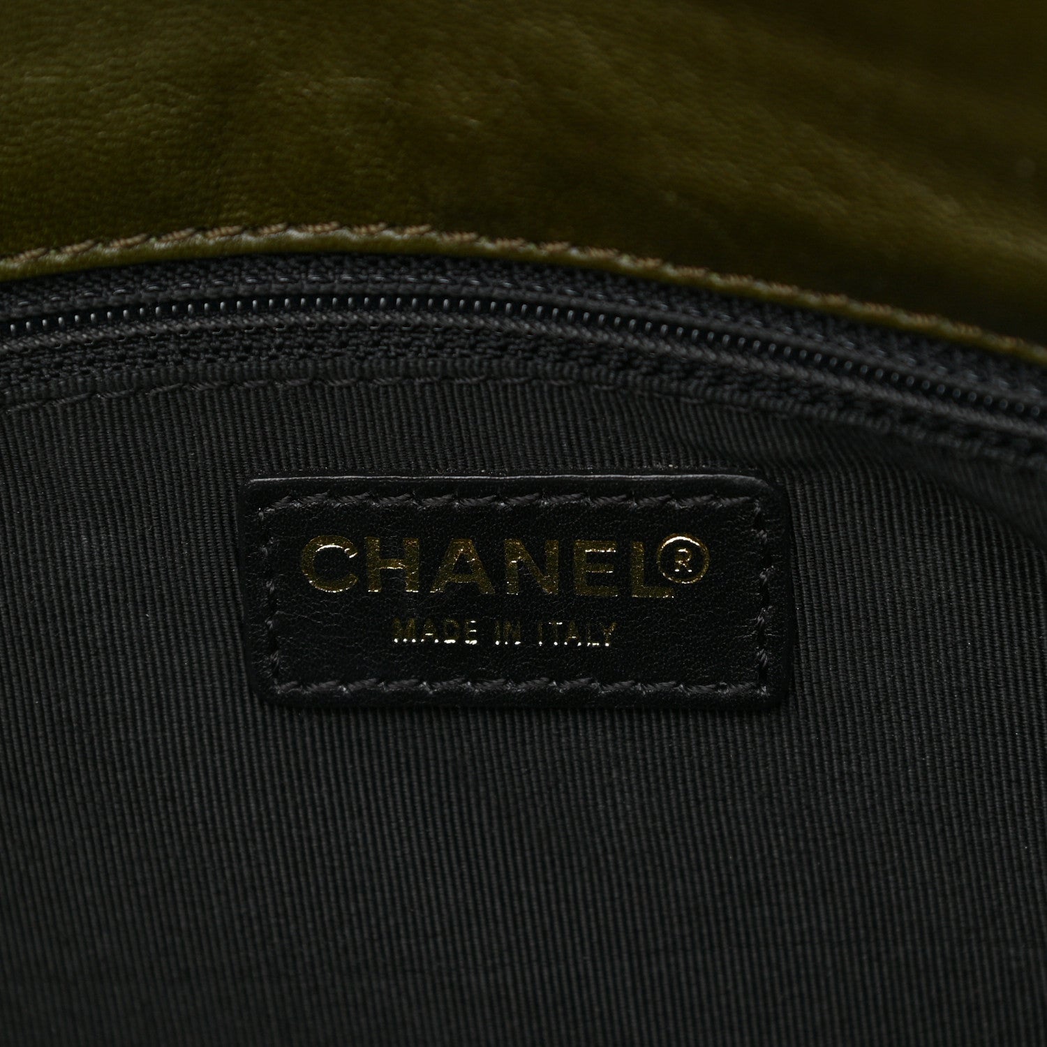 Chanel Lambskin Quilted CC Chocolate Bar Flap Green 6 of 12
