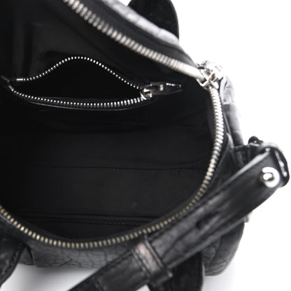 Alexander Wang Pebbled Lambskin Mini Rockie Black Rhodium Hardware 5 of 12
