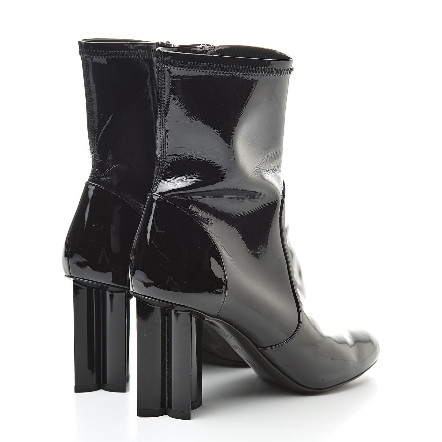 Patent Uniformes Silhouette Ankle Boots 38.5 Black