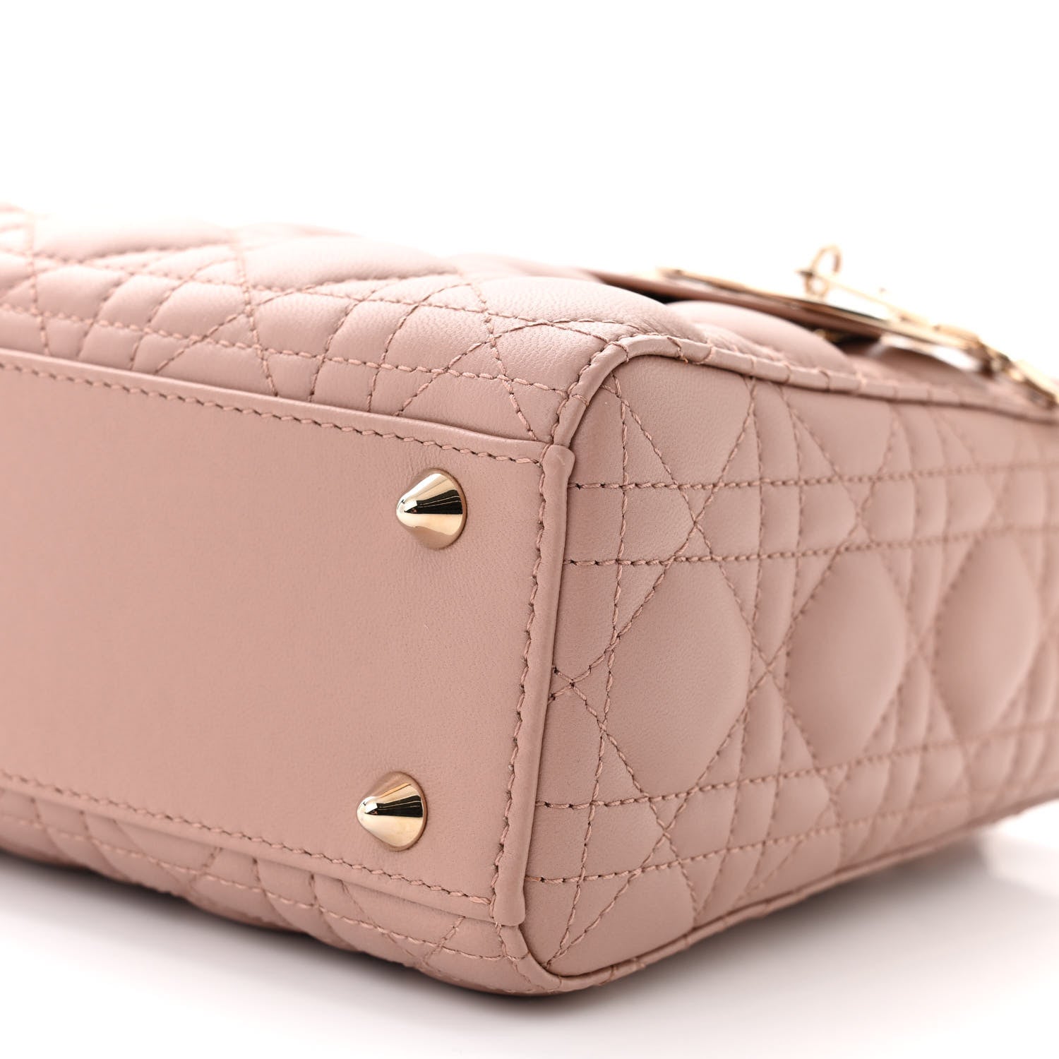 Christian Dior Lambskin Cannage Small My ABCDior Lady Dior Fard 10 of 11