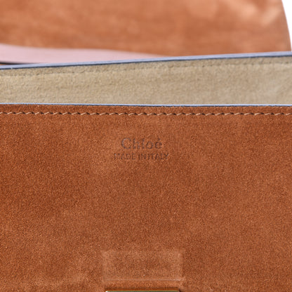 Chloe Suede Smooth Calfskin Studded Drew Shoulder Bag Caramel 6 of 14