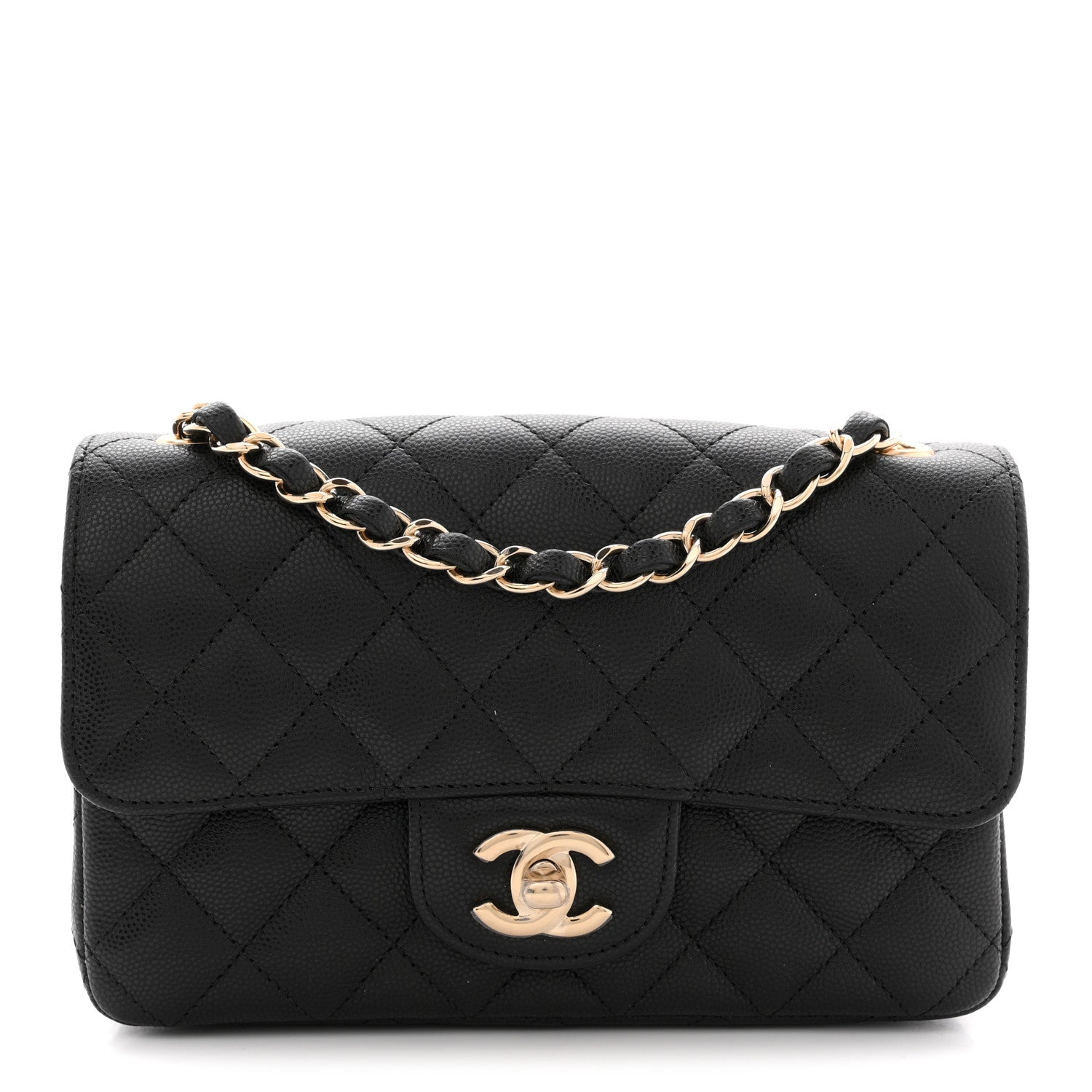 Chanel Caviar Quilted Mini Rectangular Flap Black 1 of 11