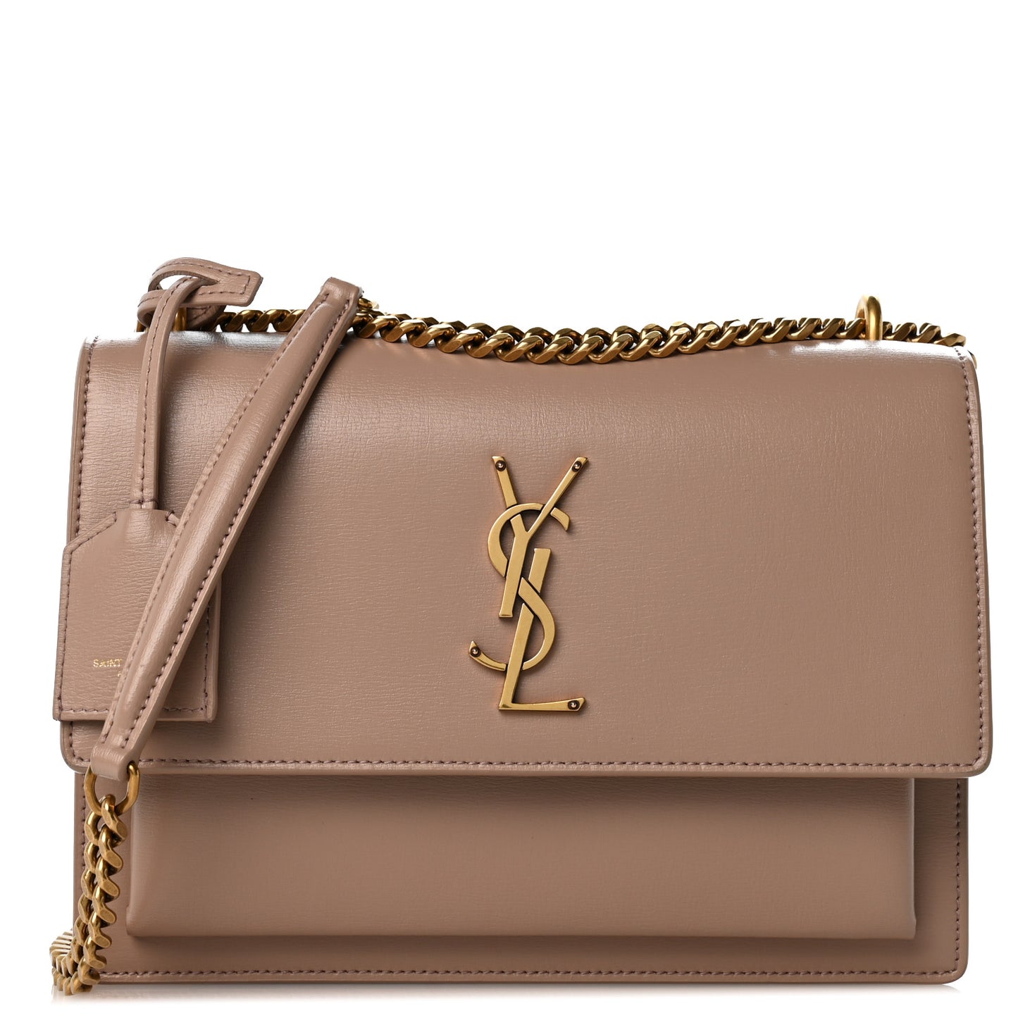 Calfskin Medium Monogram Sunset Dark Beige
