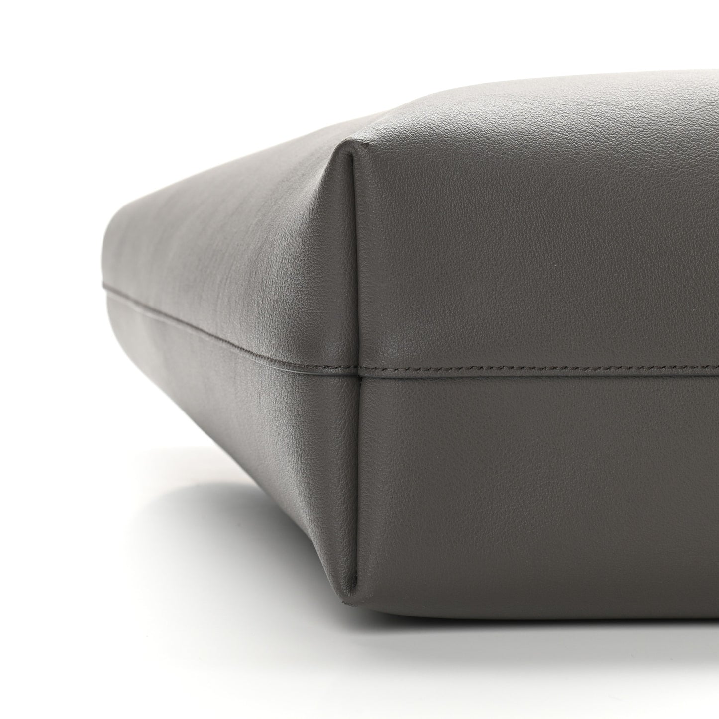Calfskin Large Shopping Tote Pebble