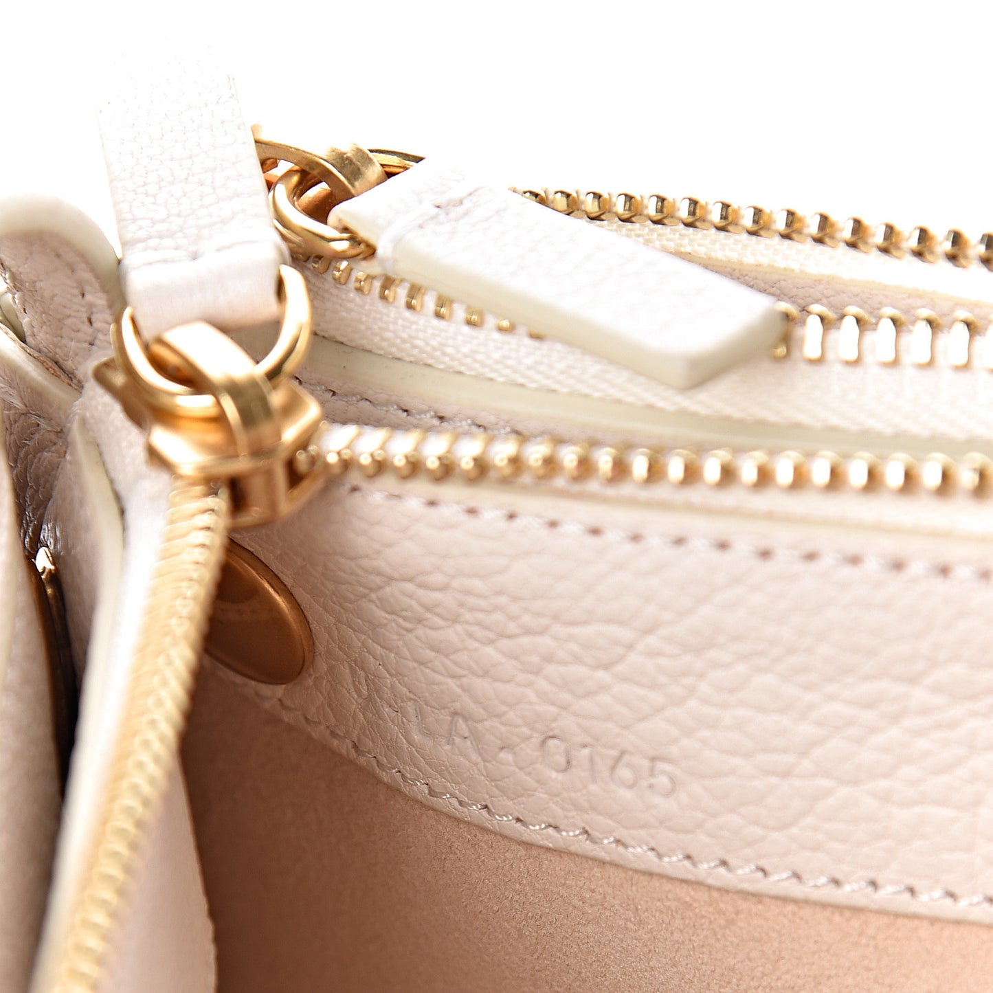 Goatskin Large Trio Crossbody Bag Linen
