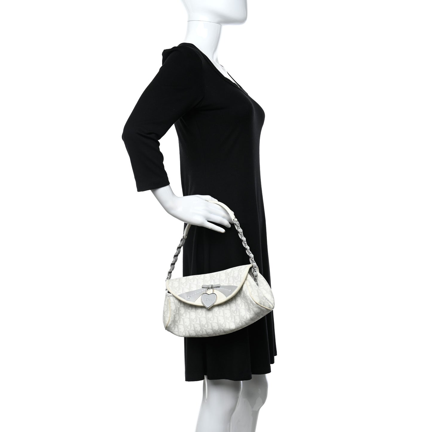 Monogram Romantique Trotter Flap Bag Grey