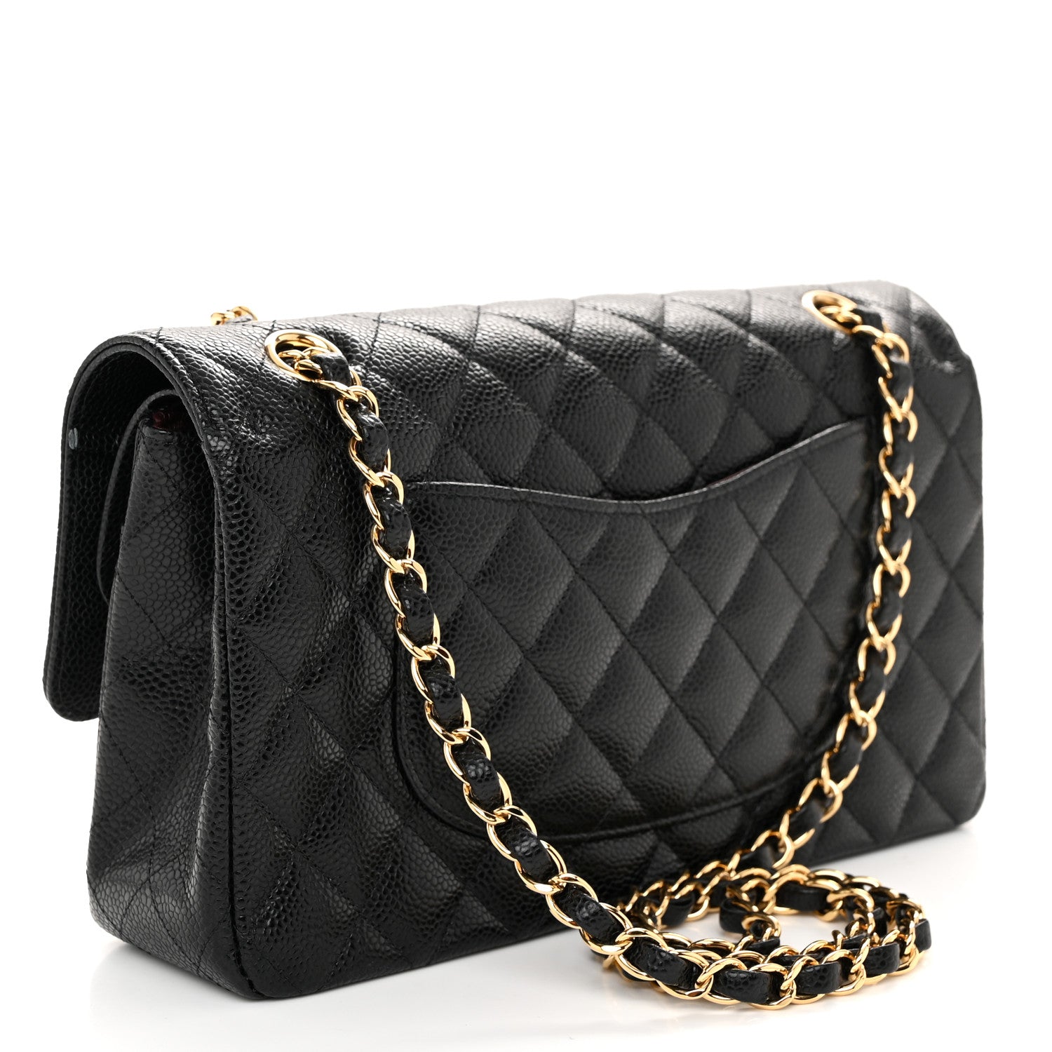 Chanel Caviar Quilted Medium Double Flap Black 3 of 11
