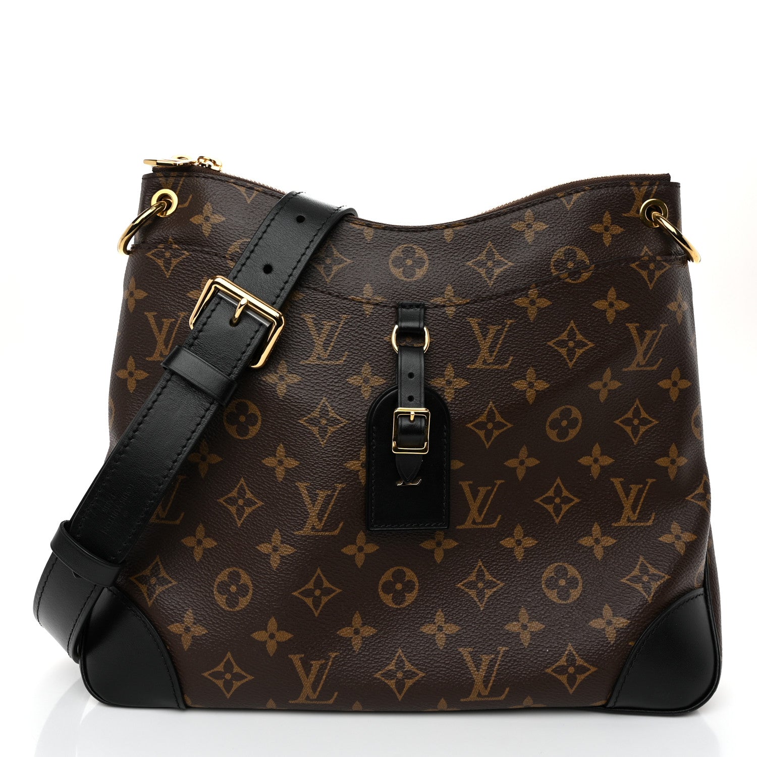 Louis Vuitton Monogram Odeon MM Black 1 of 8