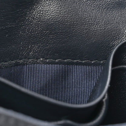 Christian Dior Oblique Saddle Card Holder Blue 8 of 11
