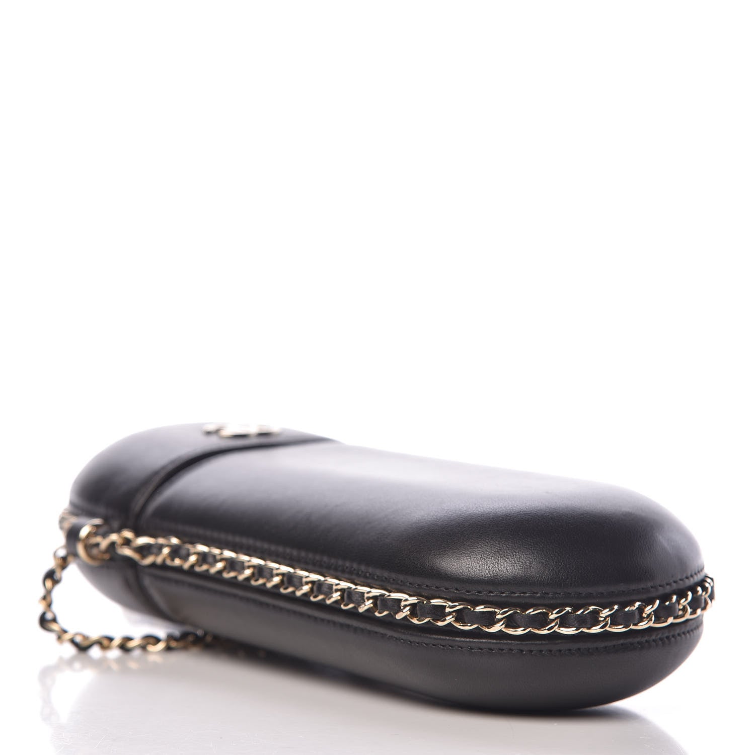 Chanel Lambskin Chain Around Phone Holder Black 4 of 13