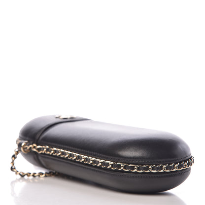Chanel Lambskin Chain Around Phone Holder Black 4 of 13