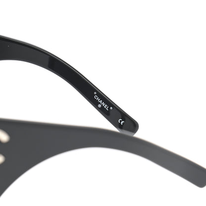 Chanel Acetate Sideburn Sunglasses 40756 Black 5 of 8