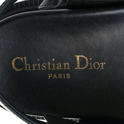 Christian Dior Lambskin Dioract Sandals 36 Black 7 of 9