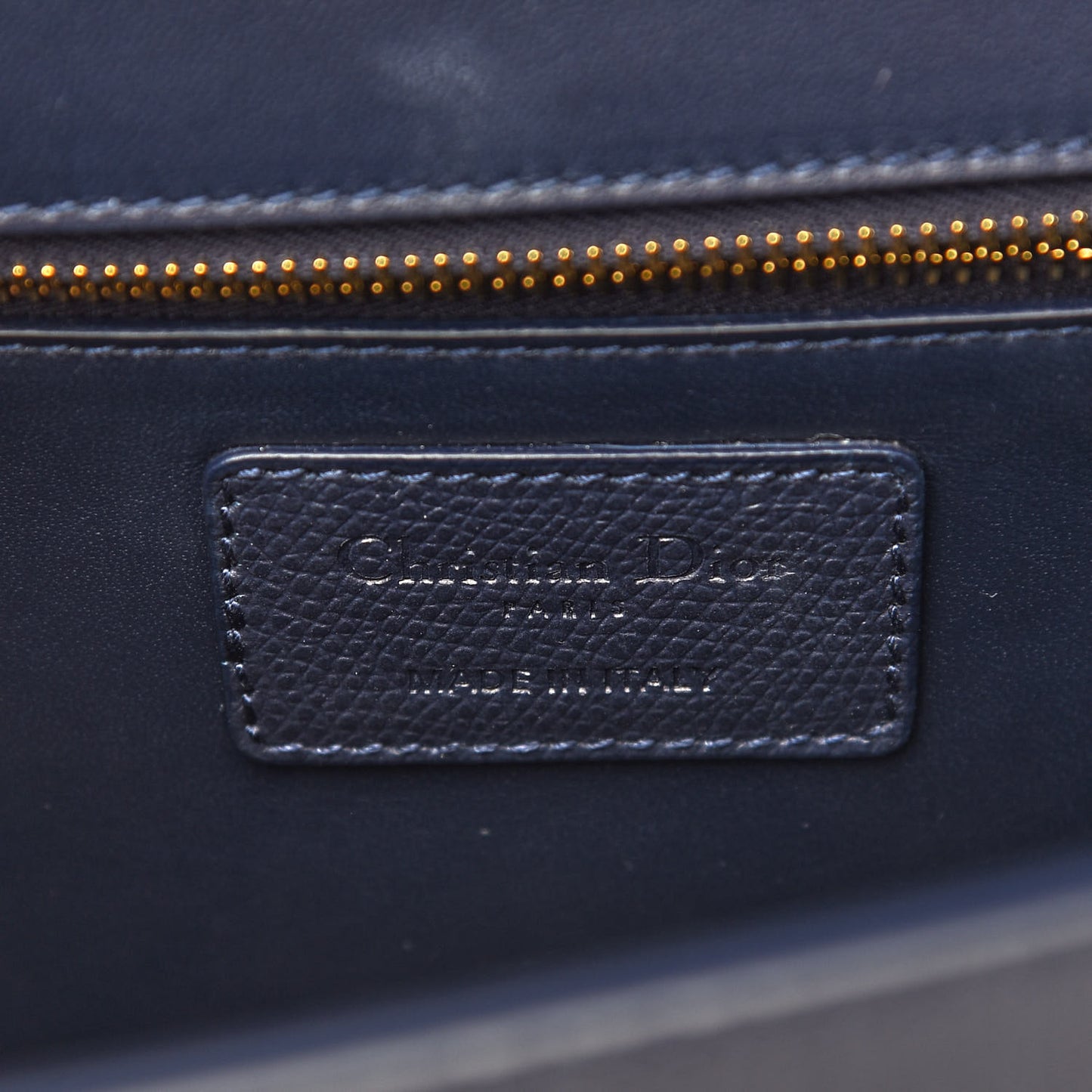 Ultra Matte Grained Calfskin 30 Montaigne Flap Bag Navy