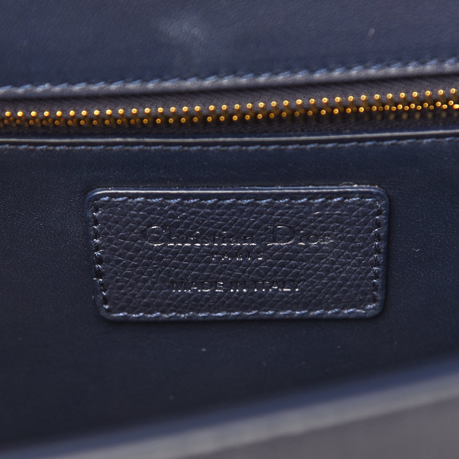 Christian Dior Ultra Matte Grained Calfskin 30 Montaigne Flap Bag Navy 8 of 8