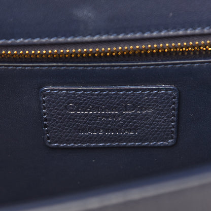 Christian Dior Ultra Matte Grained Calfskin 30 Montaigne Flap Bag Navy 8 of 8