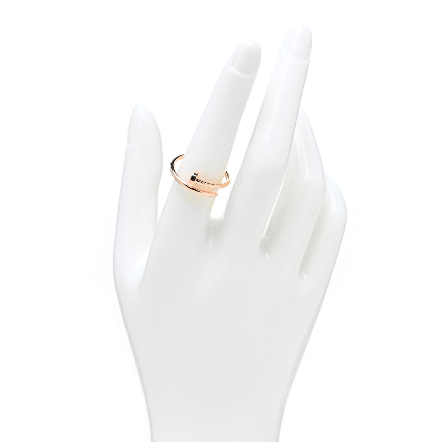 18K Pink Gold Small Juste Un Clou Ring 56 7.5