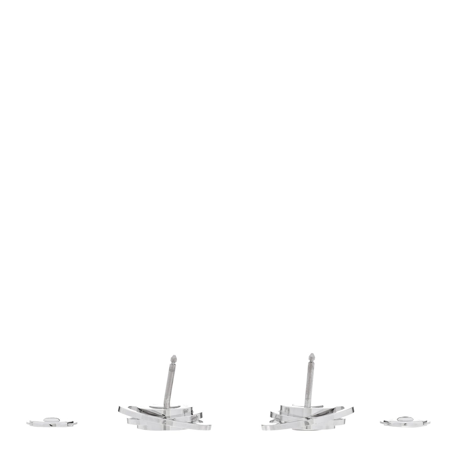 18K White Gold Diamond Happy Spirit Pave Earrings