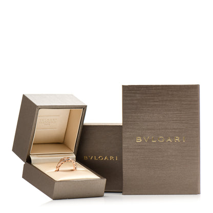 Bulgari 18K Rose Gold Serpenti Viper Ring XL 5 of 5